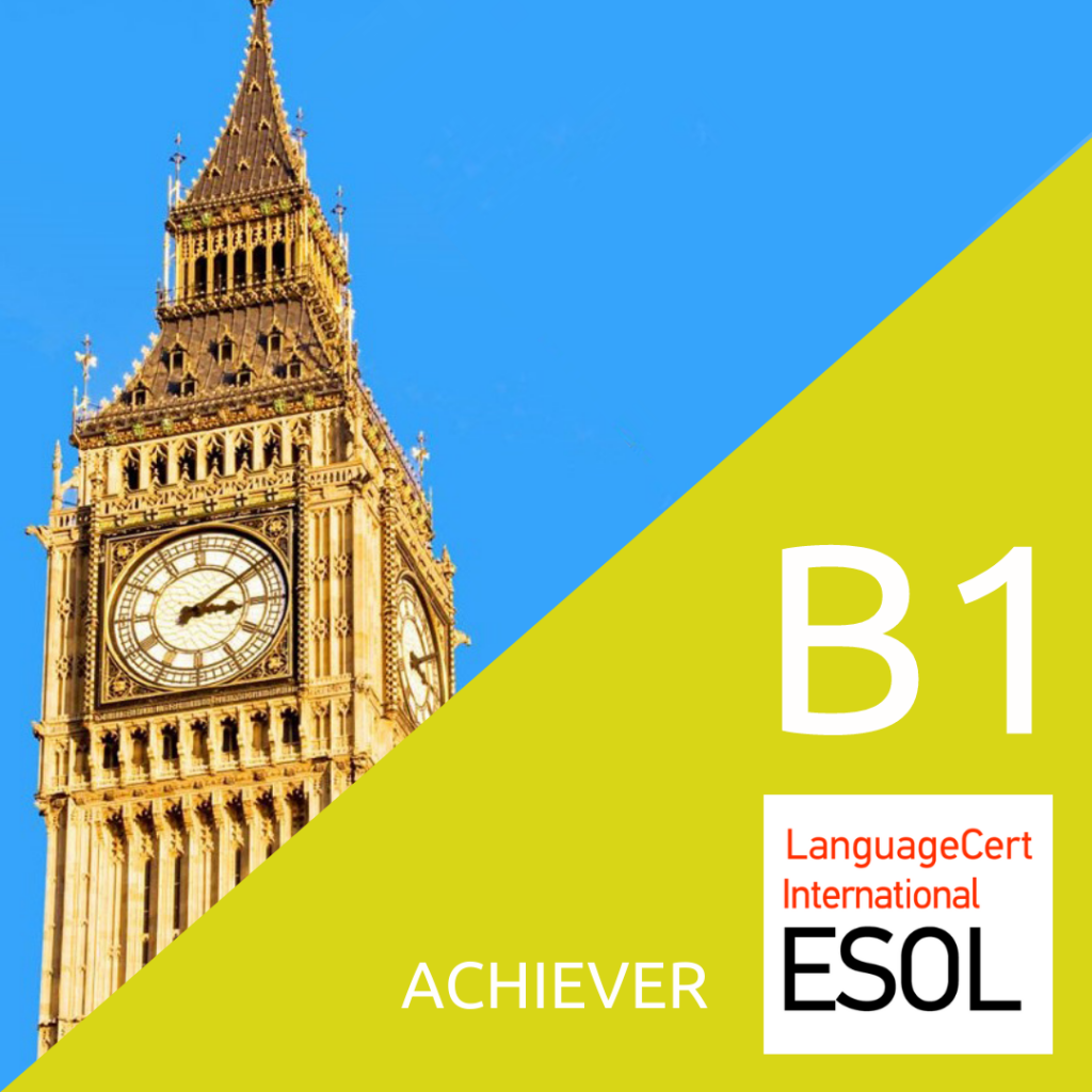 LanguageCert International ESOL B1 Achiever – Language Cert – Best Anglina